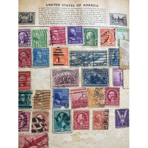 633A - JUPITER AND TREASURE TROVE ALBUM OF WORLD POSTAGE STAMPS