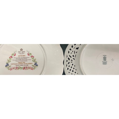 675B - ROYAL ALBERT SEASONAL COTTAGE GARDEN SERIES PLATES