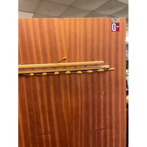 22 - 1970S G PLAN TRIPLE DOOR WARDROBE