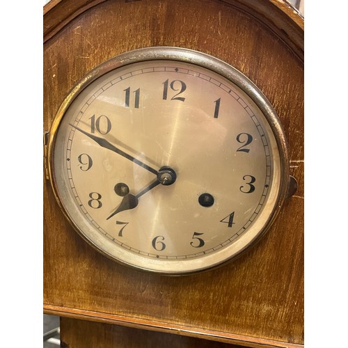 32 - 20TH CENTURY ARCHED SMALL LONG CASE CLOCK