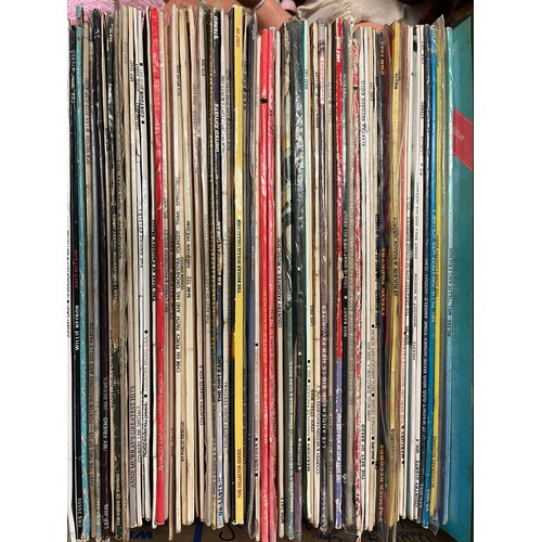 420 - BOX OF VINYL LP RECORDS INC TAMMY WYNETTE, JOHNNY CASH AND OTHERS