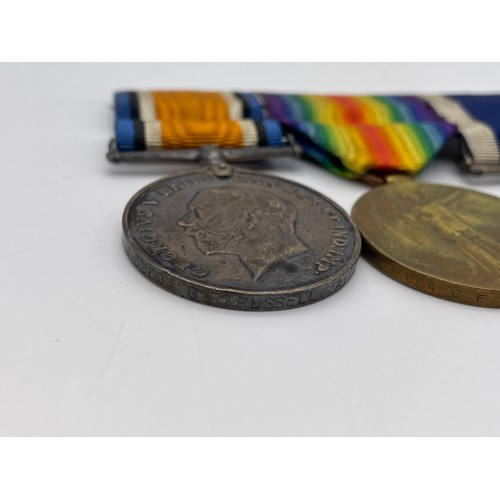 522 - J39694 G.F. RUSSELL A.B.H WWI MEDAL TRIO