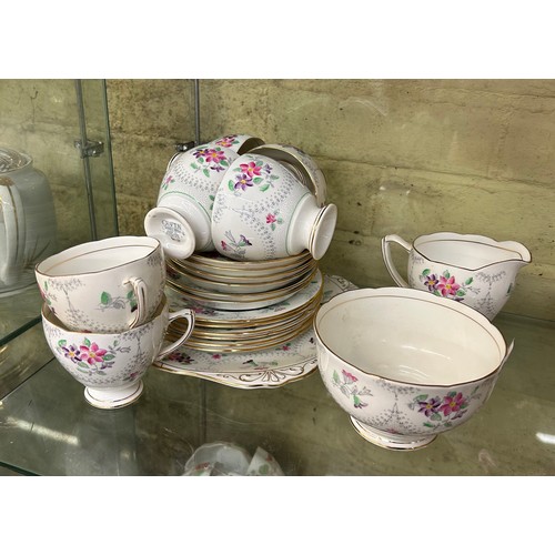 332 - ROYAL GRAFTON MARINA BONE CHINA TEASET