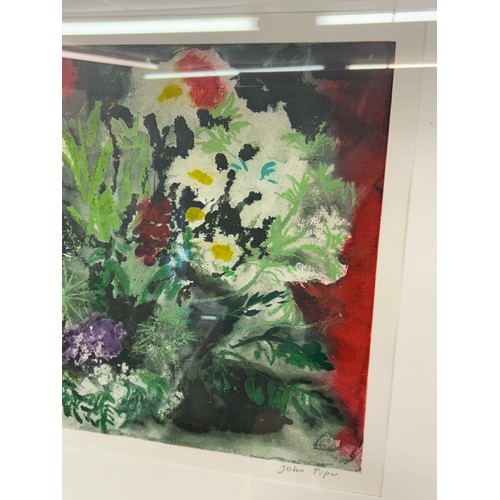 270 - JOHN PIPER (1903-1992) LIMITED EDITION ETCHING AND AQUATINT “LATE SUMMER FLOWERS” SIGNED IN PENCIL 4... 