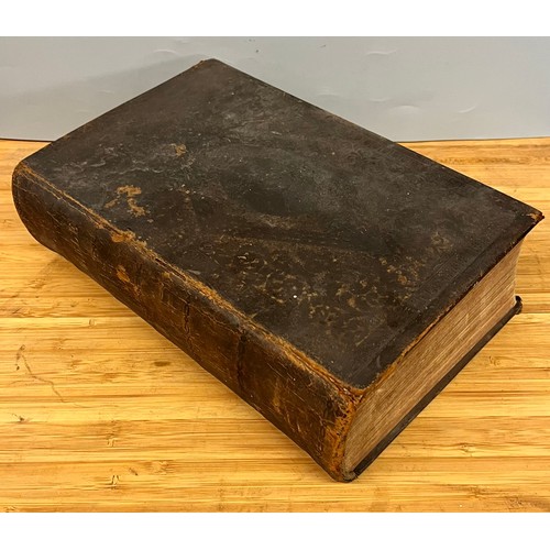 698 - LEATHER BOUND HOLY BIBLE