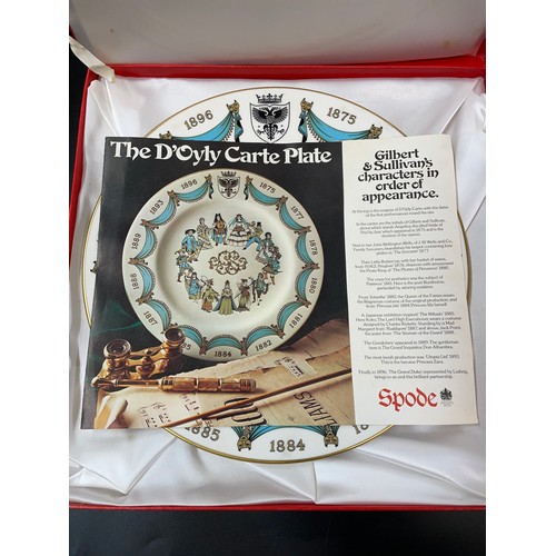 703 - BOXED SPODE THE D'OYLE CARTE PLATE