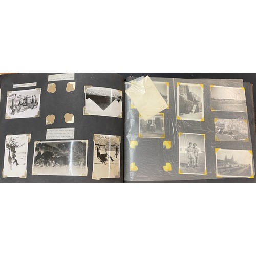 702 - INTERESTING EARLY 20TH CENTURY PHOTOGRAPH ALBUM INCLUDING MILITARY IN INDIA PESHWAR, MALTA