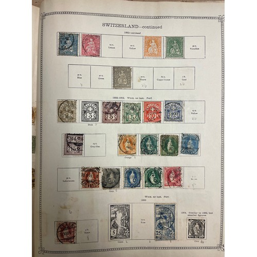 701 - TWO IDEAL POSTAGE STAMP ALBUMS STANLEY GIBBONS VOLUME ONE AND TWO