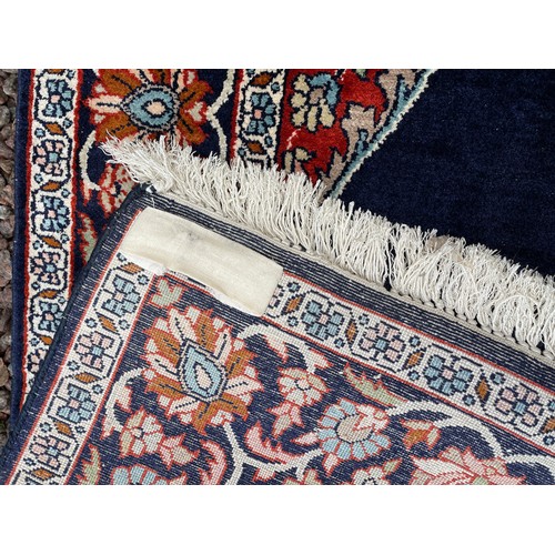 232 - 20TH CENTURY SILKY FLORAL PATTERN CARPET