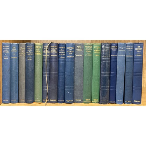 419 - SHELF OF CLASSIC LITERATURE THOMAS HARDY LIBRARY, THE LIFE OF SAMUEL JOHNSON AND BOSWELL AND OTHER B... 