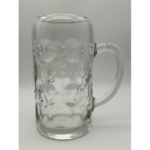 492 - LARGE WHITBREAD TANKARD AND GERMAN BEER DRINKING MUGS