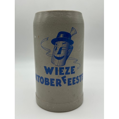 492 - LARGE WHITBREAD TANKARD AND GERMAN BEER DRINKING MUGS