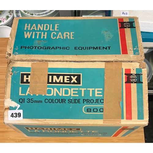 500 - BOXED HANIMEX LA RONDETTE COLOUR SLIDE PROJECTOR