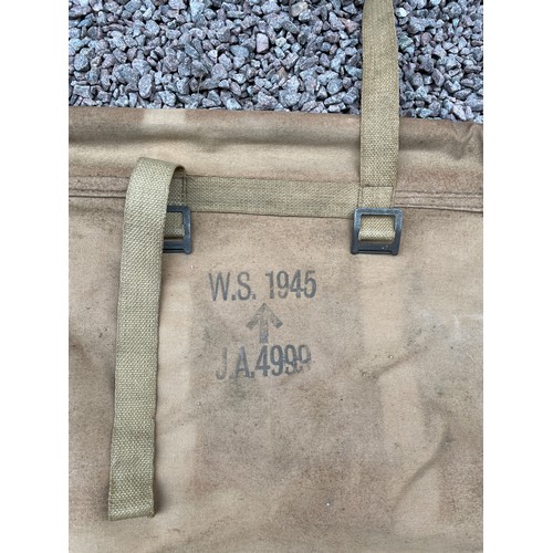 90 - VINTAGE CANVAS CAMPING BED