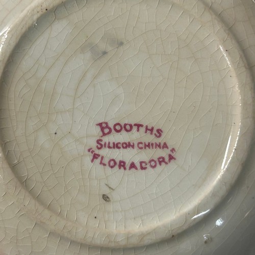 456 - SHELF OF BOOTHS FLORA DORA PATTERN TABLEWARES