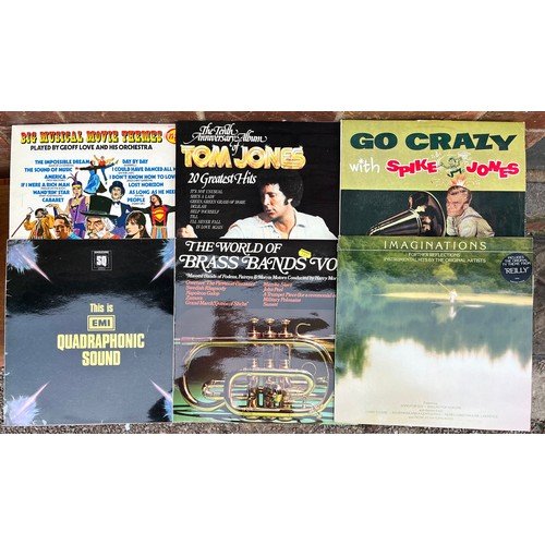 372 - VINYL BOX OF LP RECORDS