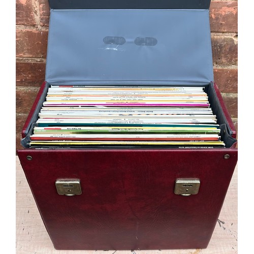 372 - VINYL BOX OF LP RECORDS