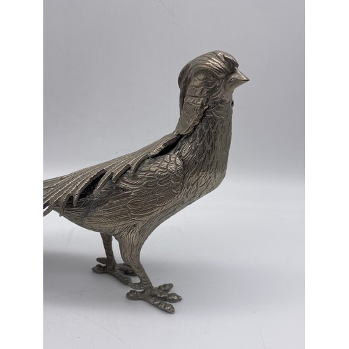 537 - METALWARE MODEL OF A PHEASANT