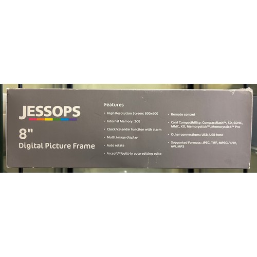 490 - JESSOPS 8INCH DIGITAL PICTURE FRAME