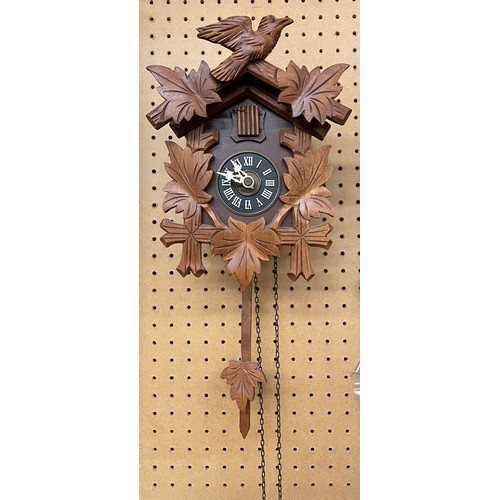 606 - SMALL CUCKOO CLOCK WITH WEIGHTS