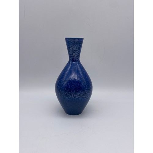 627 - SUSANNE FOGELBERG MOTTLED BLUE VASE