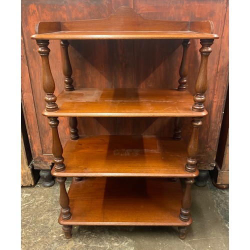 149 - VICTORIAN STYLE MAHOGANY WOTNOT SHELF