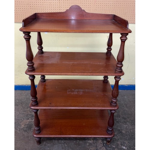 149 - VICTORIAN STYLE MAHOGANY WOTNOT SHELF