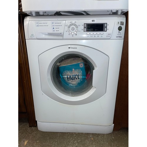 65 - HOTPOINT 7KG ULTIMA WASHING MACHINE