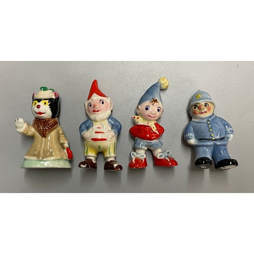 602 - FOUR NOVELTY NODDY CHARACTER FIGURES