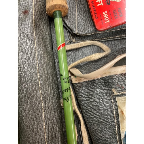 624 - CASED MILBRO TOURISTS FIBERGLASS FISHING ROD SET