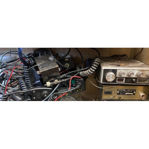 576 - CB RADIO RECEIVERS, HAND SETS AND ASSOCIATED LEADS