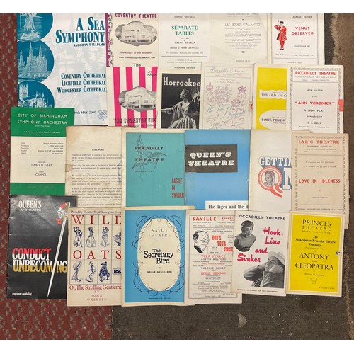 608 - CASE OF VARIOUS THEATRE PROGRAMMES