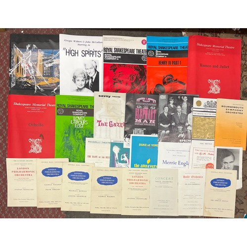 608 - CASE OF VARIOUS THEATRE PROGRAMMES