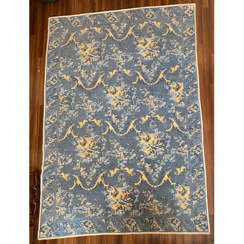 51 - BLUE PATTERN CARPET