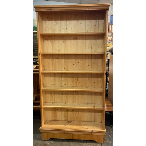 7 - PINE UPRIGHT BOOKCASE