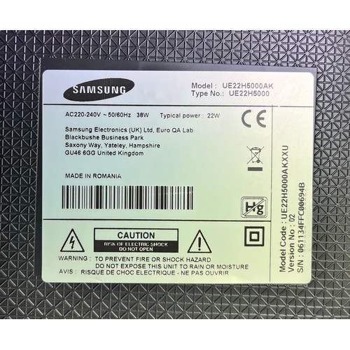 91 - SAMSUNG LED 22 INCH TV