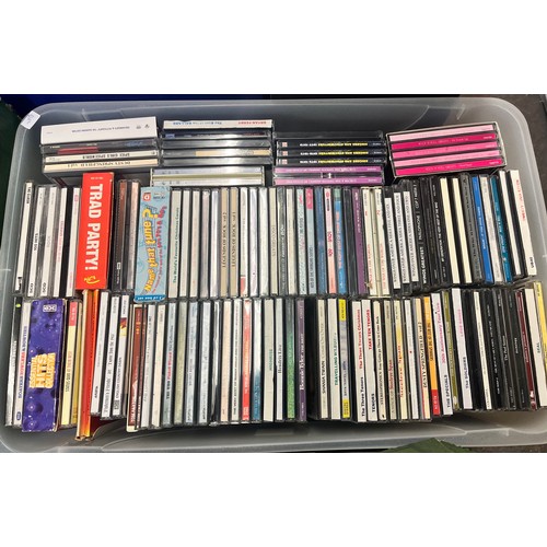 281 - THREE CASES OF CDS THE BEATLES, GERRY AND THE PACEMAKERS, AND VARIOUS OTHERS