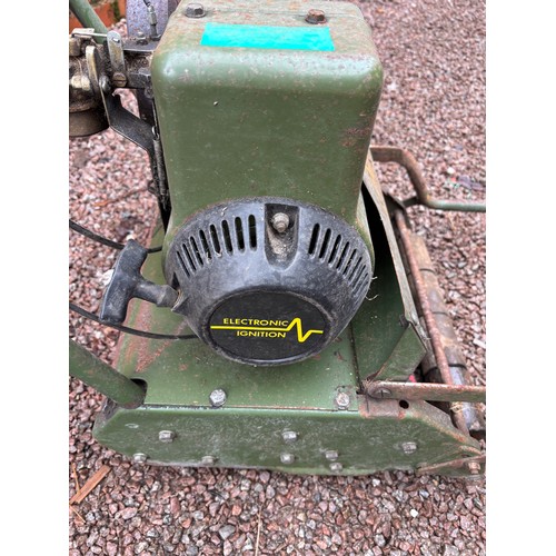 58A - PETROL LAWNMOWER AND GRASS BOX