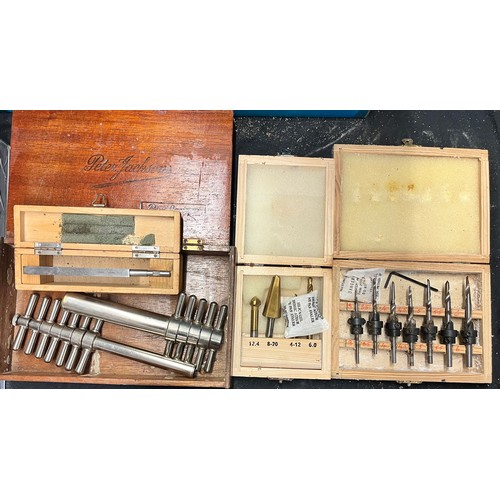 305 - ARK WELDING ELECTRODES, CORK BORERS, ROUTER BITS, COUNTER SINKERS, ETC