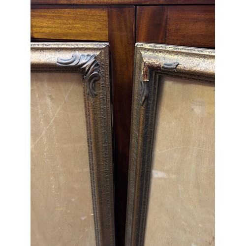 698 - PAIR OF GILT GLAZED PICTURE FRAMES