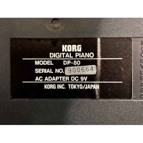 409A - KORG DIGITAL PIANO MODEL DP 80