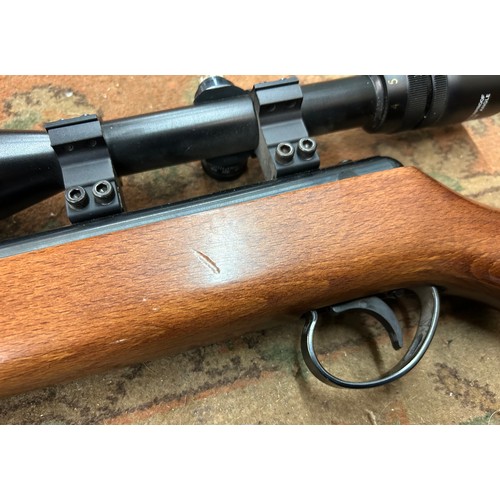 430 - BSA LIMITED AIR RIFLE WITH A BUSH MASTER SCOPE