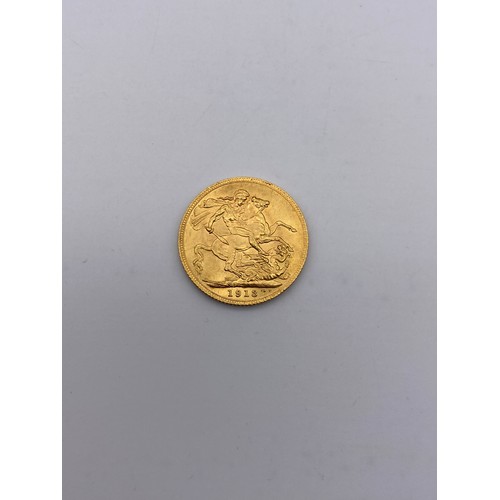 539 - GEORGE V 1913 SOVEREIGN