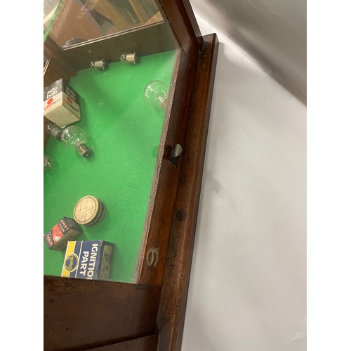 416A - VINTAGE BSA MOTOR CYCLE SHOP DISPLAY CABINET