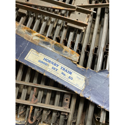 428 - BOXED HORNBY KEY WIND TRAIN SET BOX A/F