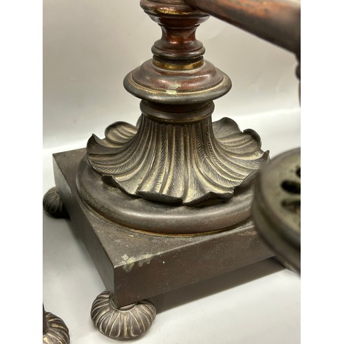 440 - G FOREST AND SONS OF LONDON CAMPANA OIL LANTERNS A PAIR