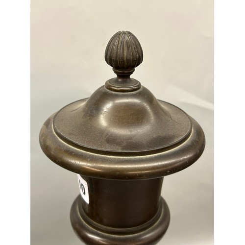 440 - G FOREST AND SONS OF LONDON CAMPANA OIL LANTERNS A PAIR