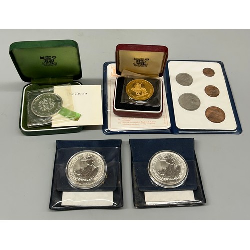 547 - SILVER PROOF COIN, FIRST DECIMAL COIN SET, AND OTHERS