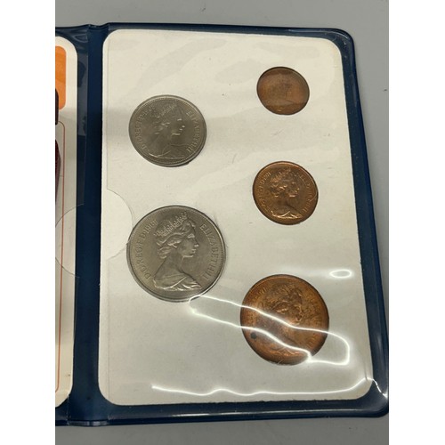 547 - SILVER PROOF COIN, FIRST DECIMAL COIN SET, AND OTHERS