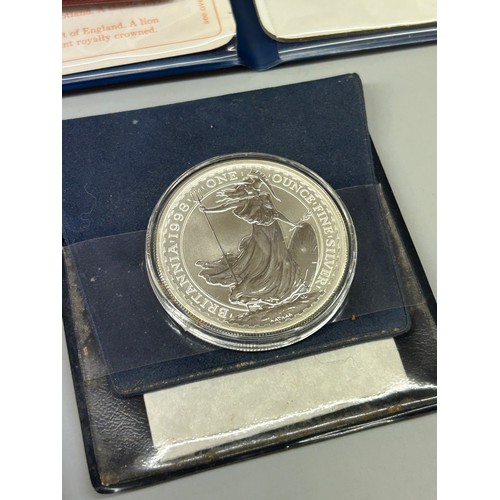 547 - SILVER PROOF COIN, FIRST DECIMAL COIN SET, AND OTHERS